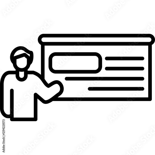 Seminar Icon Vector Element