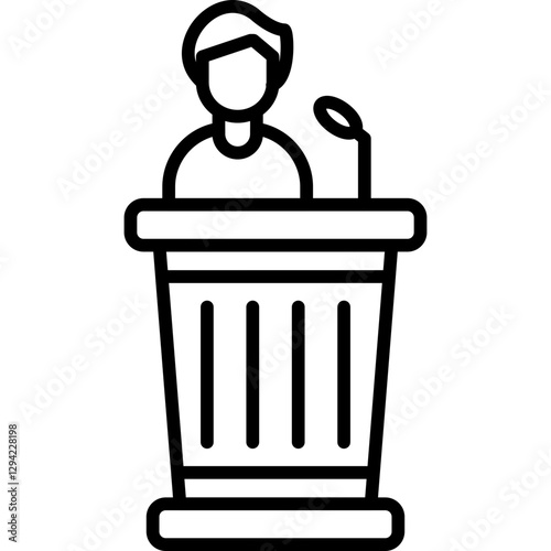 Announcement Speaker Icon Vector Element