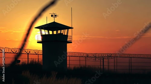 The Tower at Sunset