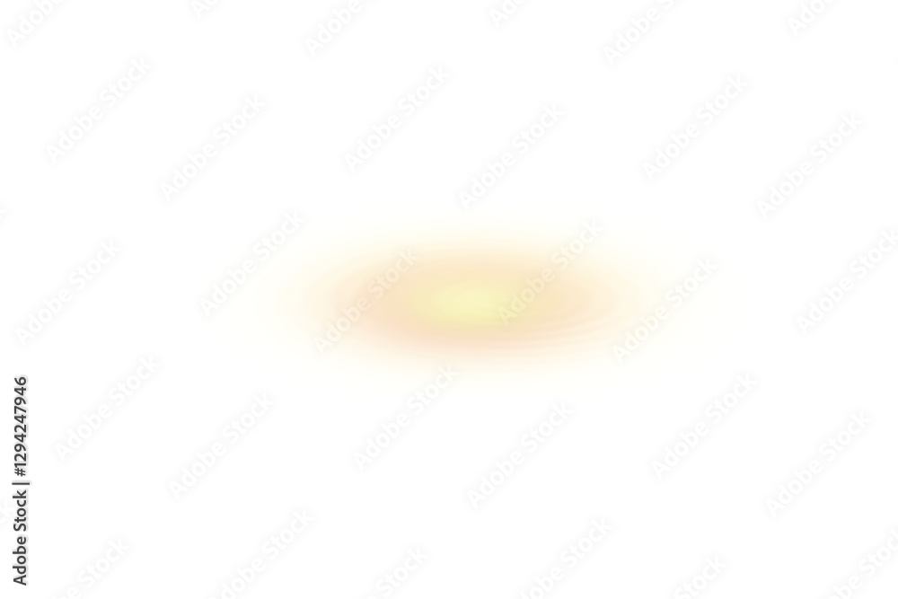Golden gradient light transparent background