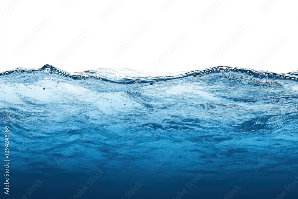 Real water surface nature ocean blue. Real water surface nature ocean blue.