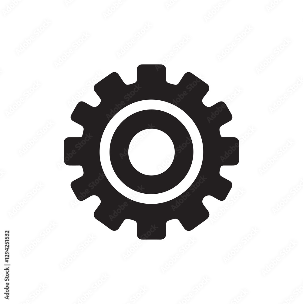 Setting vector silhouette & white background. Setting vector silhouette & white background.