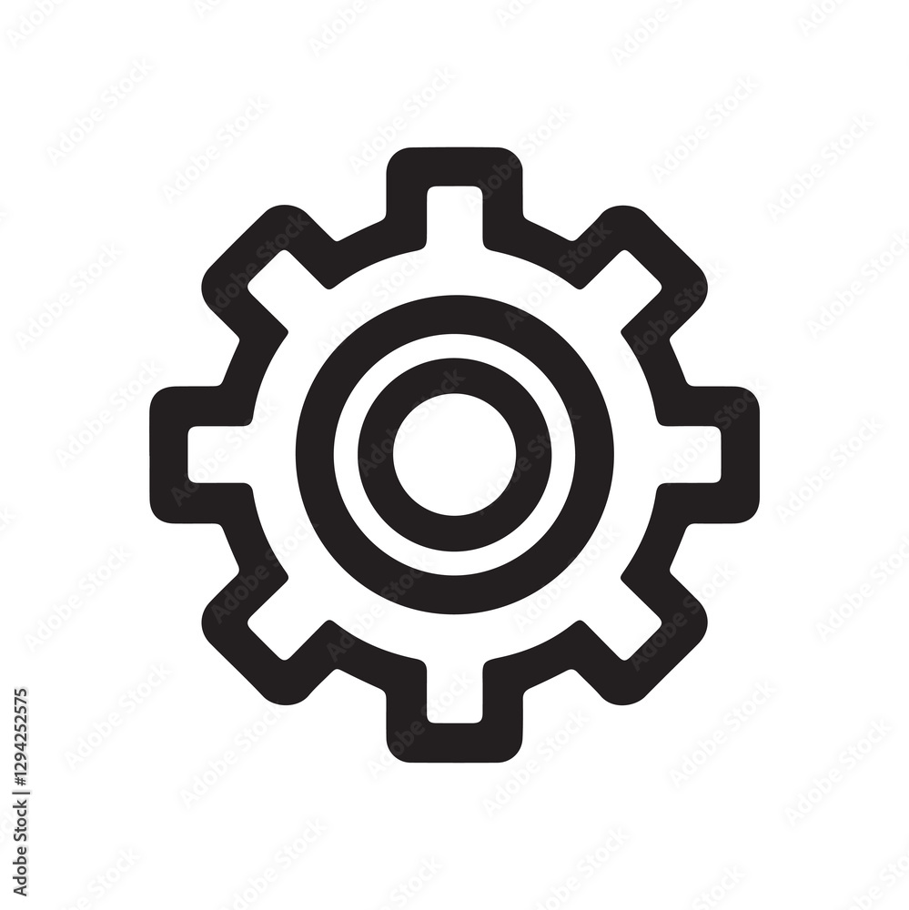 Setting vector silhouette & white background. Setting vector silhouette & white background.