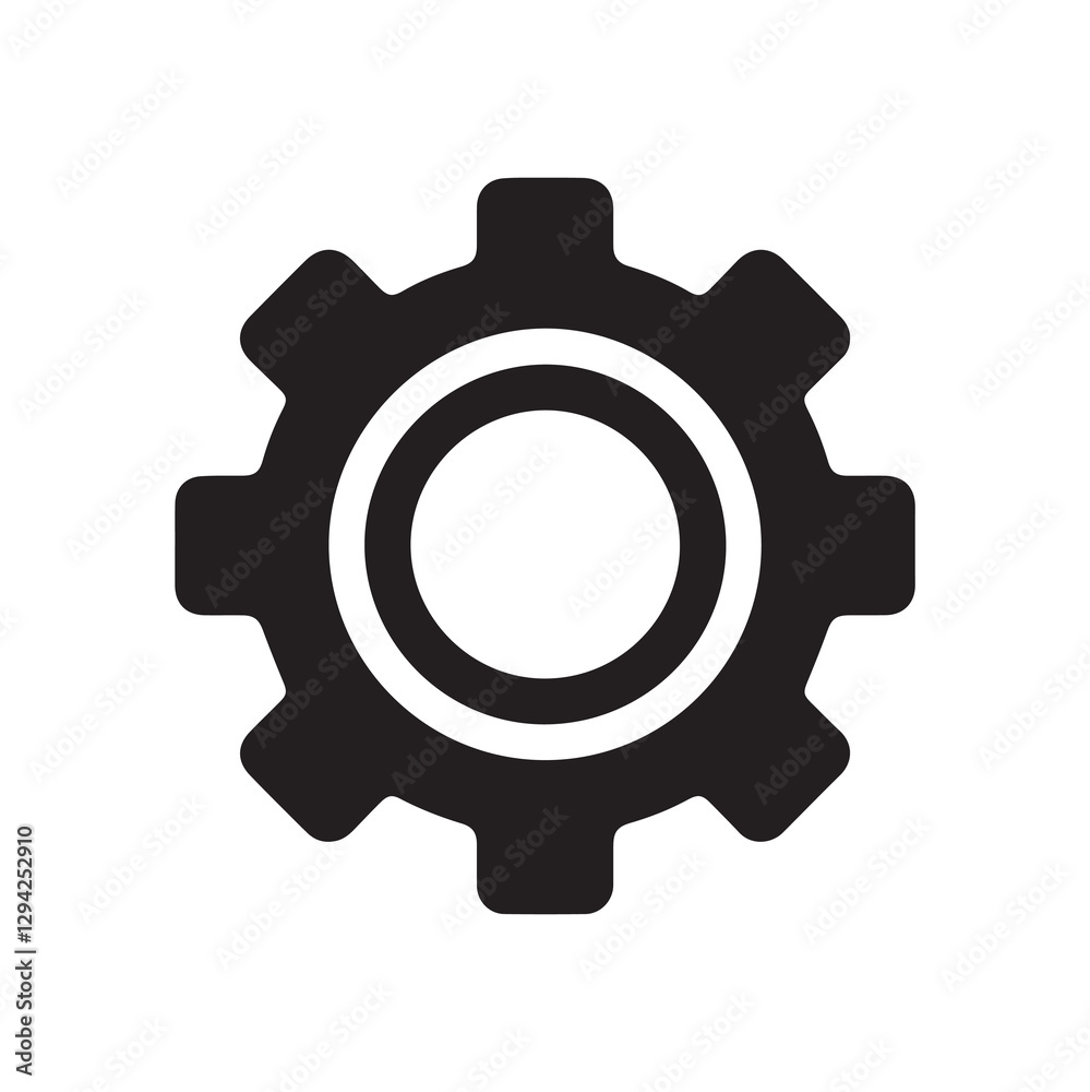Setting vector silhouette & white background. Setting vector silhouette & white background.
