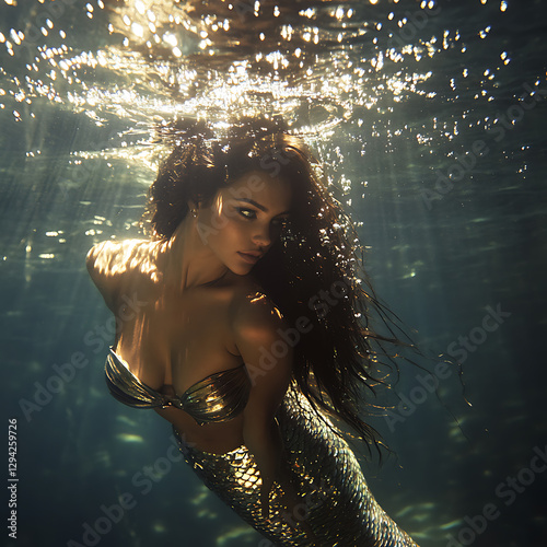 woman in the water