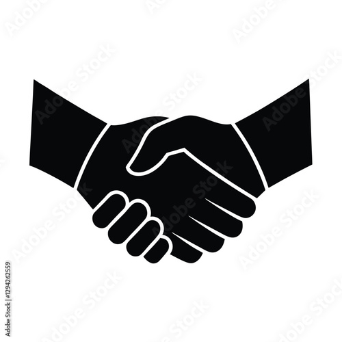 Interlocked hands silhouette representing strong partnership and mutual growth in corporate alliances today clearly