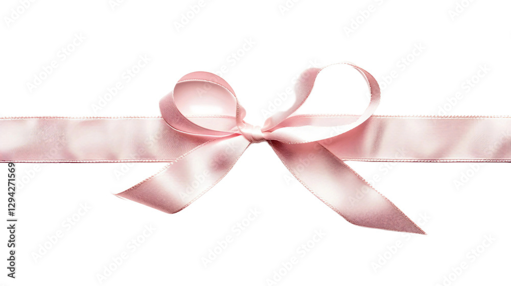 Tied Ribbon on transparent background PNG. Tied Ribbon on transparent background PNG.