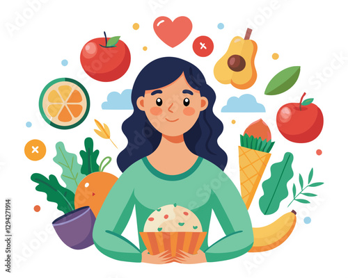 Balanced Choices: Healthy vs. Unhealthy Foods