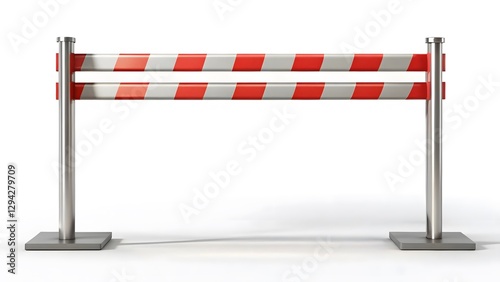 Red and White Barrier photo