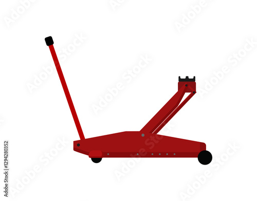 Red Hydraulic Jack