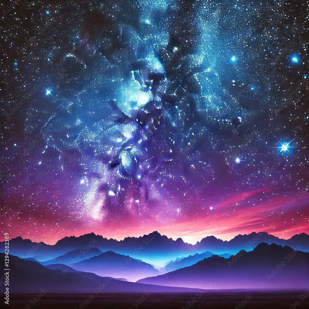 Obraz premium Twilight Starfield