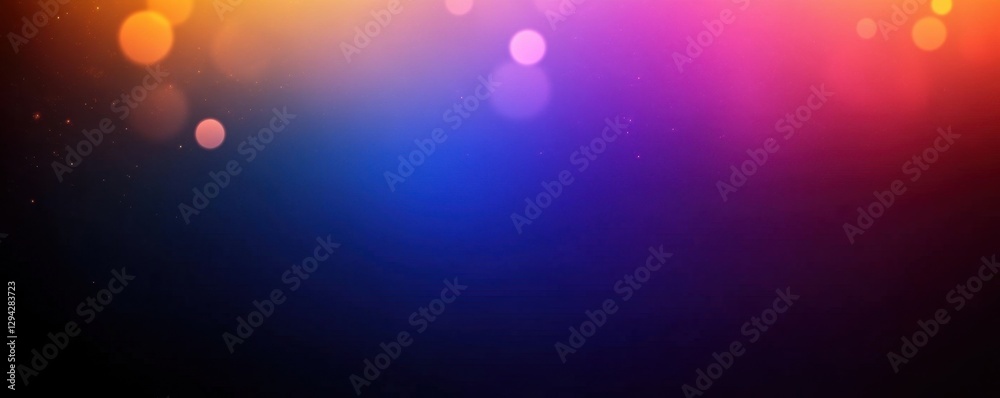 Abstract blue- purple and orange spectrum background banner Abstract blue- purple and orange spectrum background banner