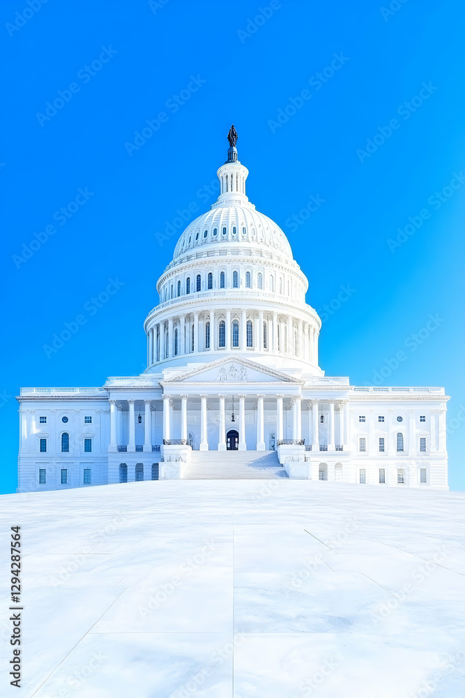 Capitol Building, sunny day, Washington DC Capitol Building, sunny day, Washington DC