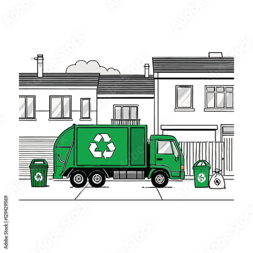 Recycling vector illustration. Recycle icons. recycle logo symbol. design