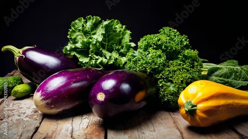 fresh vegetables on a table