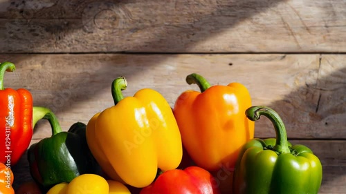 red and yellow peppers