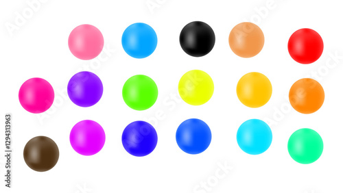 Elegant Pearls Set Clipart Vector Illustration – Realistic Pearl Beads, Luxury Jewelry Elements, Decorative Round Gems for Fashion and Design