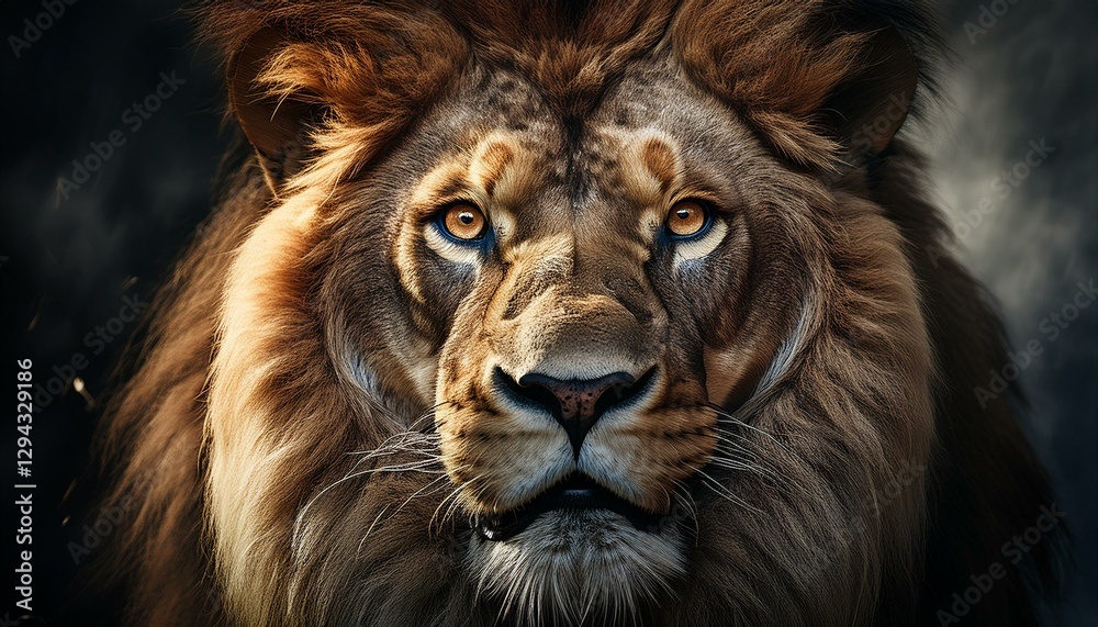 angry lion angry lion
