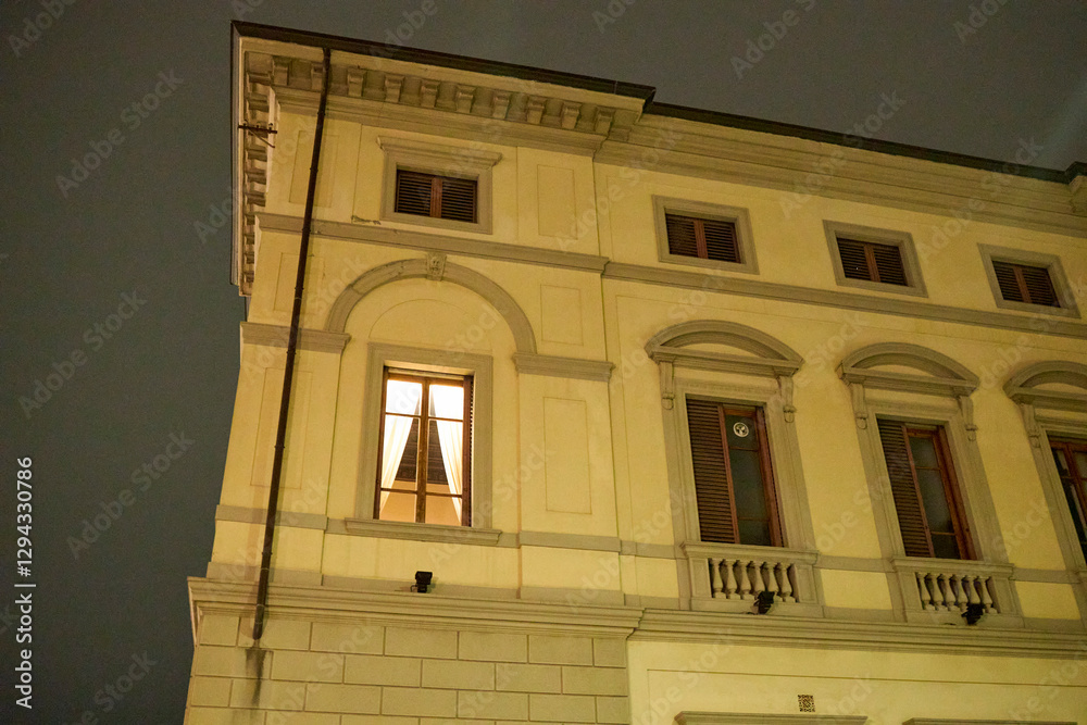 Fototapeta premium Historic Building Exterior with Window