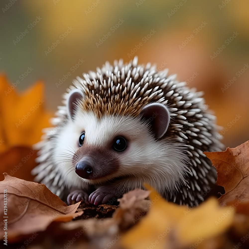 Fototapeta premium hedgehog in the grass