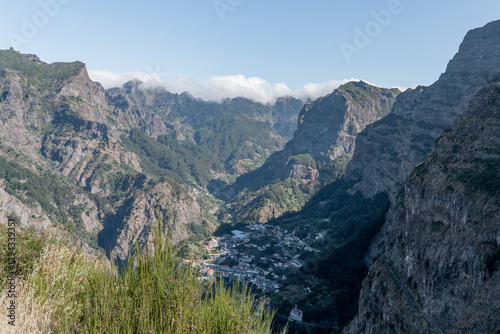 Unbelievable, beautiful views over the mountains and nun valley at Madeira island. 