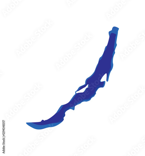 Lake Baikal Silhouette