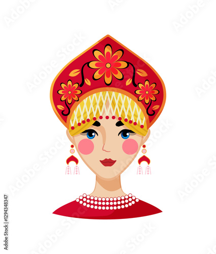 Kokoshnik Vector Illustration