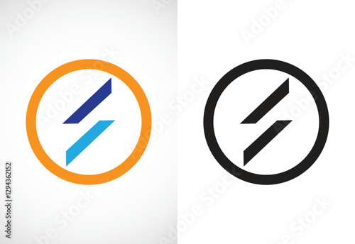 Modern circle logo vector illustration Free Download Modern circle logo vector illustration - GFXLoad