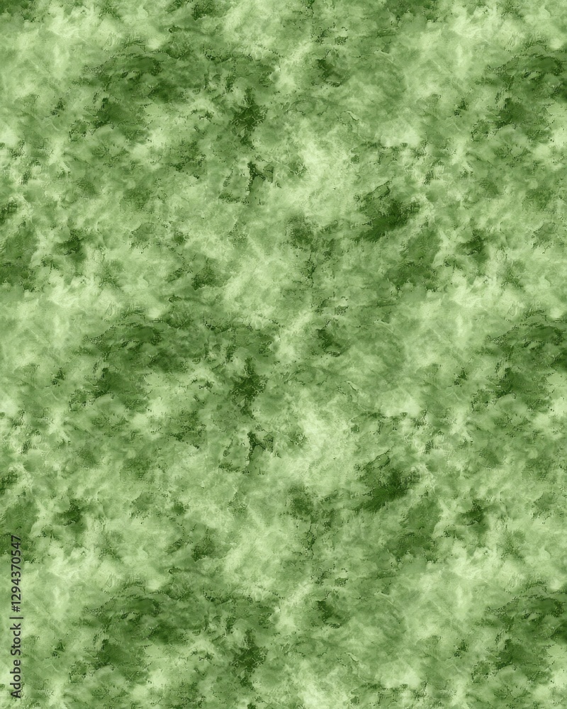 Fototapeta premium A vibrant canvas of emerald green hues, painted with a dynamic interplay of brushstrokes and textured patterns, offering an artistic backdrop for your creative visions. 