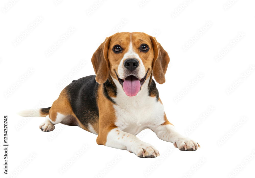 Isolated Cute Beagle Dog Isolated Cute Beagle Dog