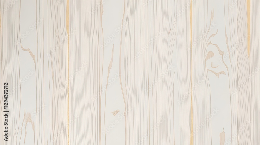 Fototapeta premium Close-up of a Light Beige Wooden Plank Wall