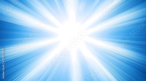 A flawless, bright blue sky with no clouds, offering a wide, open view of the tranquil atmosphere above.