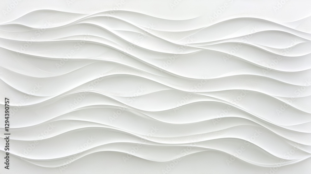 Abstract white wall texture with wavy lines, a minimalist modern backdrop for design Abstract white wall texture with wavy lines, a minimalist modern backdrop for design