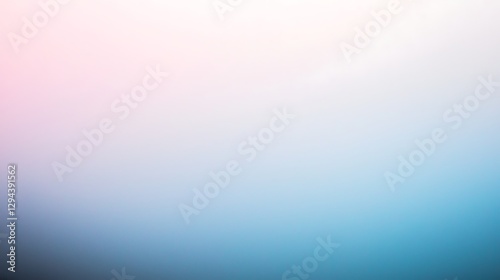 A tranquil morning sky with soft gradients of pale pink and blue blending together, creating a peaceful start to the day.