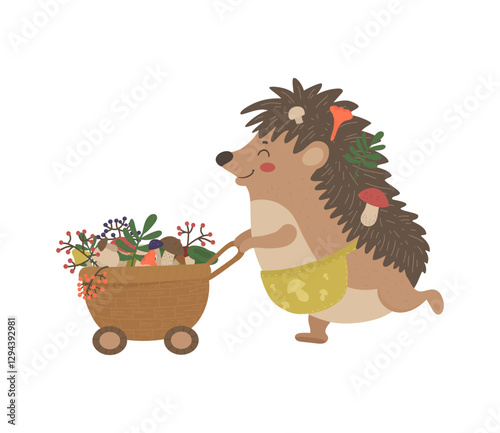 Hedgehog with Basket