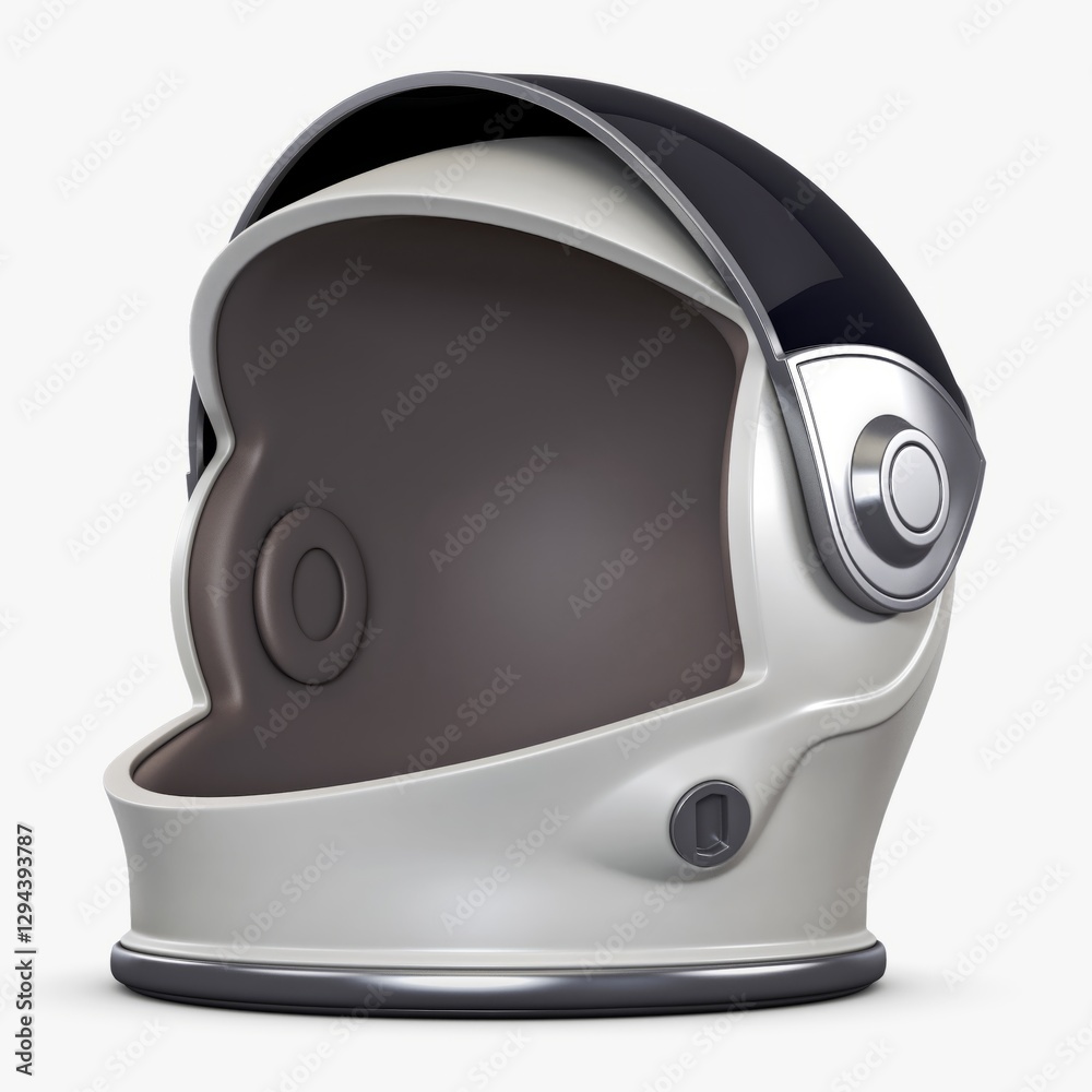 Illustration 3D Cosmic Explorer Astronaut Helmet Illustration 3D Cosmic Explorer Astronaut Helmet