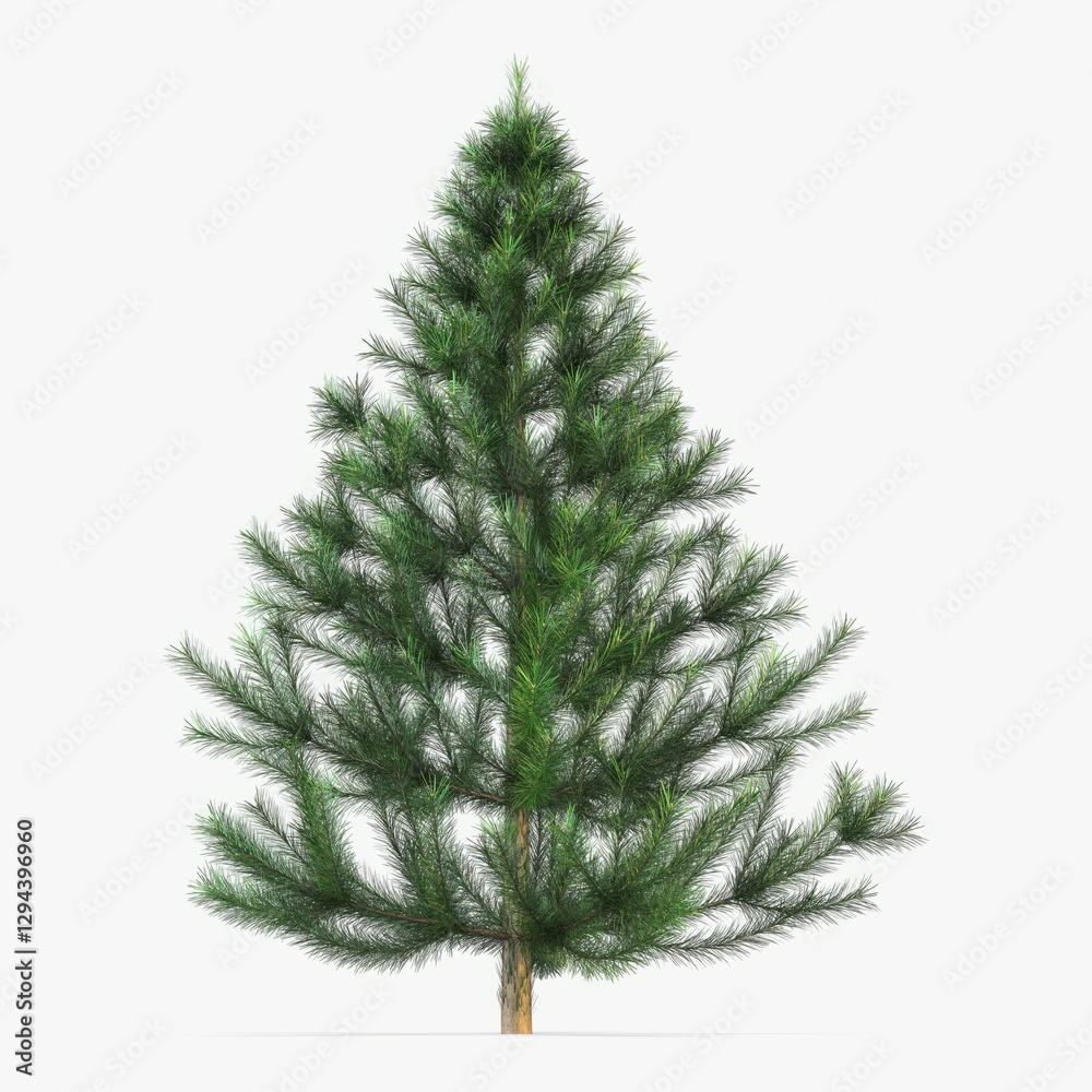 Fototapeta premium Illustration 3D Render Conifer Tree 150cm Xmas Decor