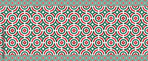 mexican pattern. mandala background. geometric texture for decoration. vector illustration
