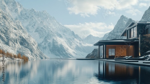 Mountain Lake Scene