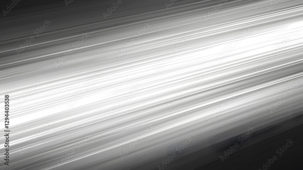 Fototapeta premium Streaming light streaks blurring through dark space creating an abstract, dynamic visual effect of motion and speed.