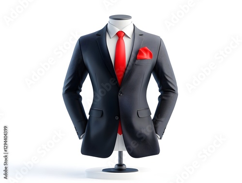 Powerful and Confident CEO in Luxurious Suit Standing Atop Skyscraper Cityscape Below Strong Wind Blowing Coat   Symbolizing Leadership Authority and Corporate Success