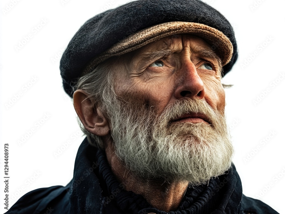 Man with beard and hat Man with beard and hat