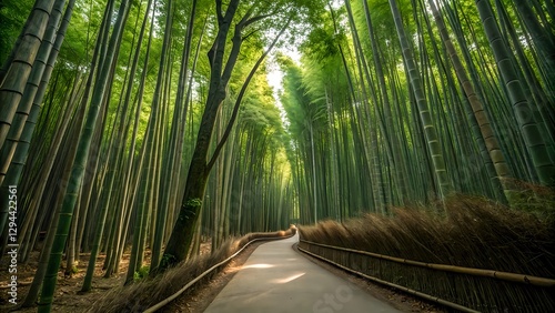 Forest - Famous Bamboo Grove in Japan