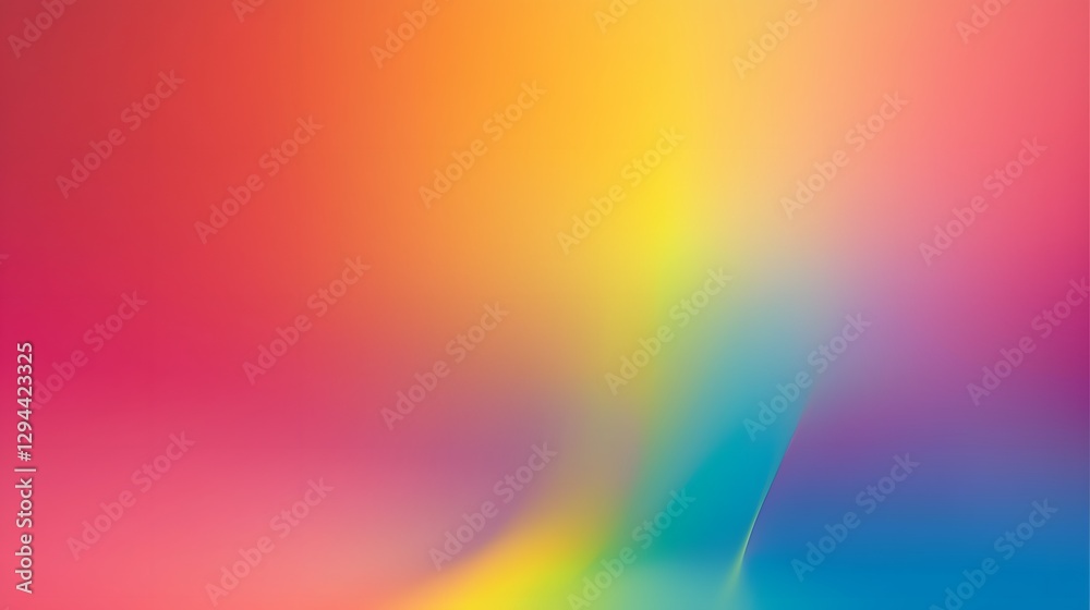 Striking and colorful rainbow gradient banner with a seamless blend of hues representing the LGBTQ pride inclusive diversity Ideal for posters digital graphics wallpapers
