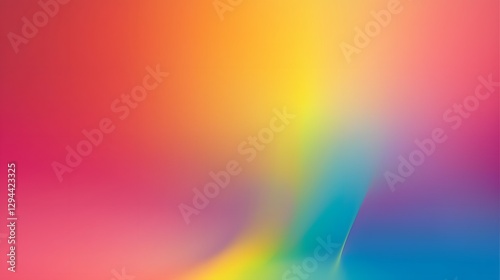 Obraz na płótnie Striking and colorful rainbow gradient banner with a seamless blend of hues representing the LGBTQ pride inclusive diversity Ideal for posters digital graphics wallpapers w salonie
