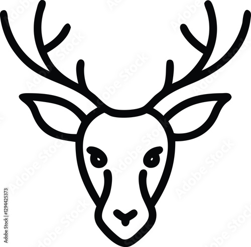 head of deer