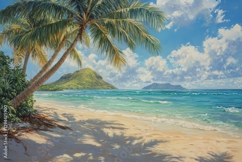 Kailua - Tropical Paradise at Lanikai Beach, Oahu, Hawaii