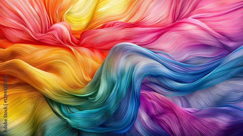 Vibrant and Energetic Pride Month Background with Dynamic Rainbow Patterns Glowing Accents and Uplifting Visuals Celebrating LGBTQ Identity Diversity and Unity