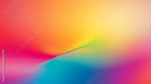 Obraz na płótnie Vibrant Rainbow Gradient Background A Powerful Visual Representation of LGBTQ Pride Love and Acceptance Elegant eye catching design with rich w salonie