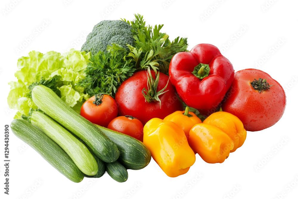 Fresh colorful vegetables on a transparent background png format bright white light culinary delight Fresh colorful vegetables on a transparent background png format bright white light culinary delight